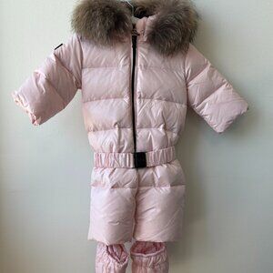 SAM Pink Snowsuit - size 18 to 24 Months